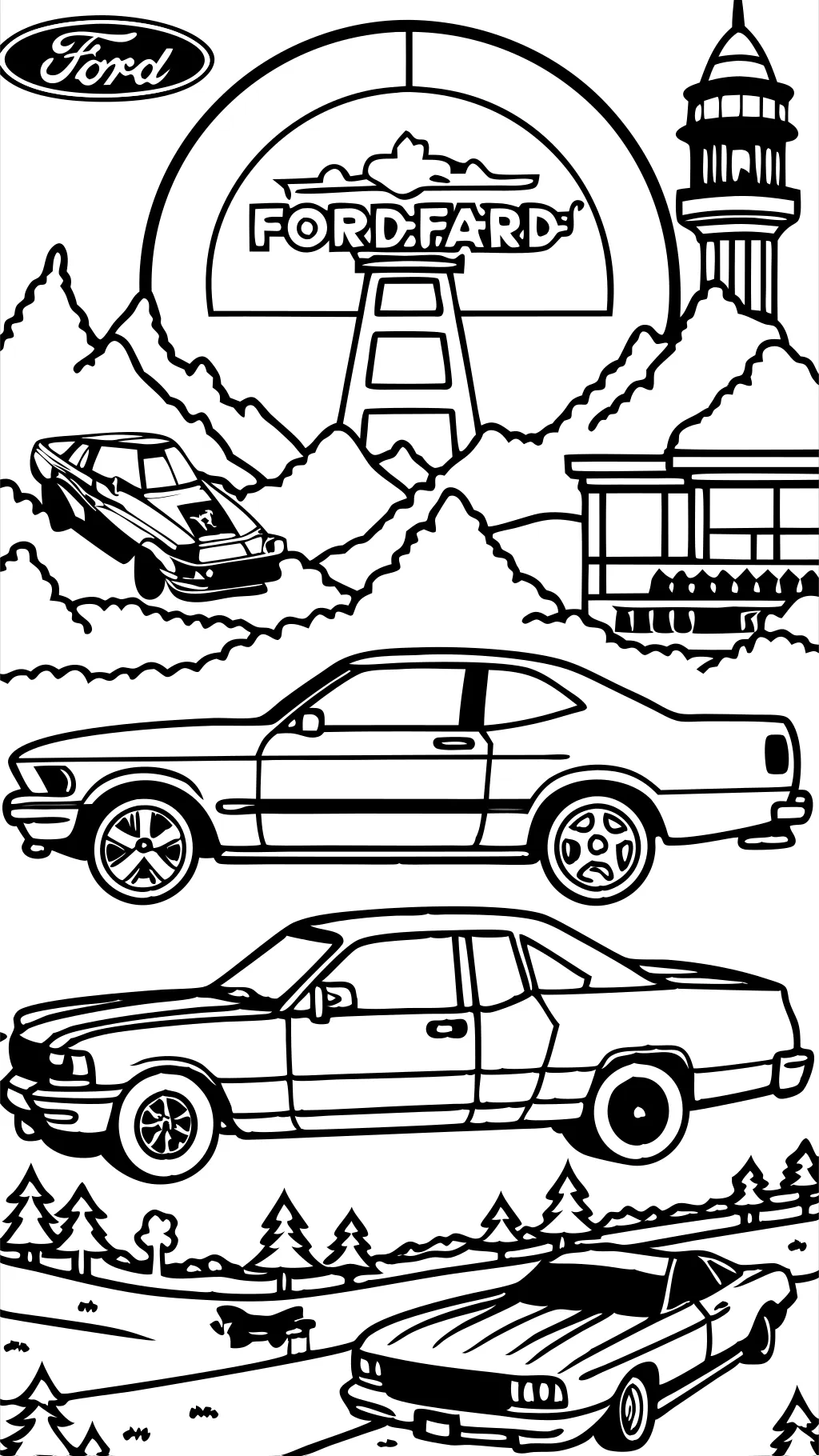 coloriage Ford